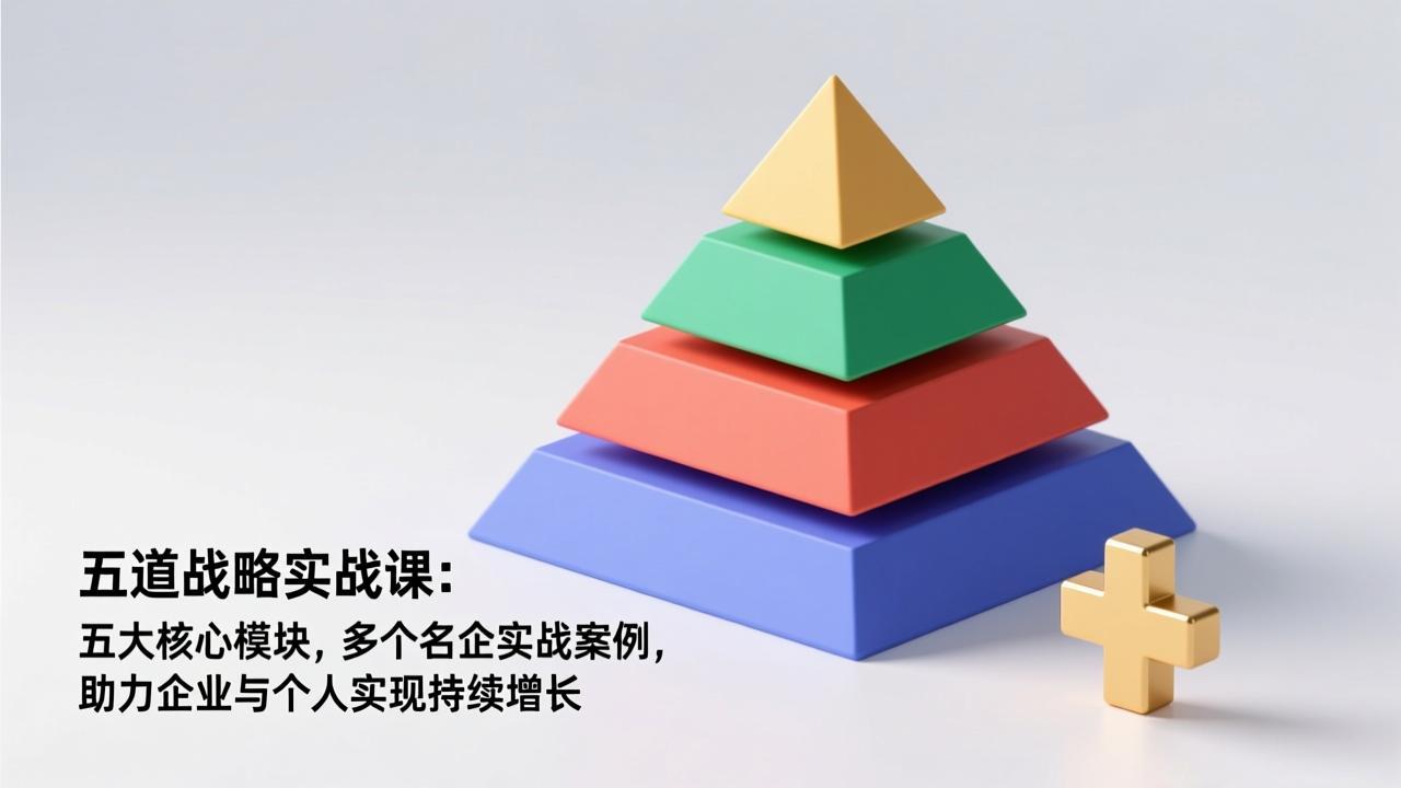 五道战略实战课：五大核心模块，多个名企实战案例，助力企业与个人实现持续增长-中创资源网