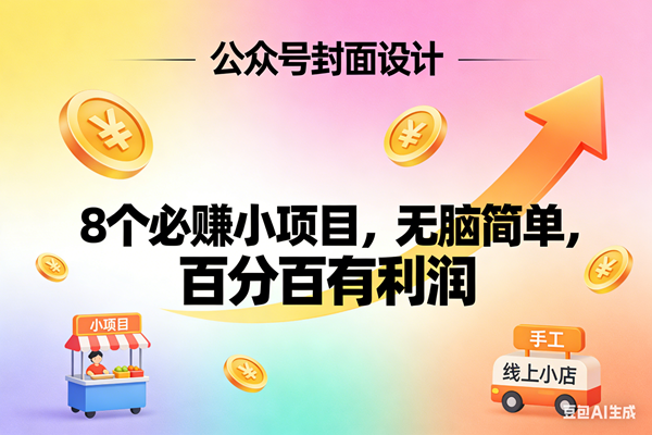 （17333期）8个必赚小项目，无脑简单，百分百有利润，副业首选，日入300+-中创资源网