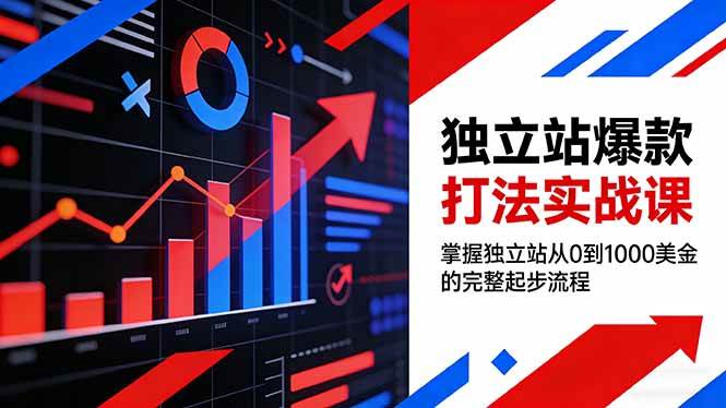 （17322期）独立站爆款打法实战课，掌握独立站从0到1000美金的完整起步流程-中创资源网