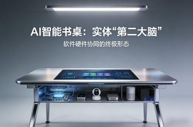 AI智能书桌搭建，构建你的实体“第二大脑”，软件硬件协同的终极形态-中创资源网