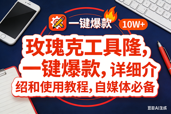 （17352期）玫瑰克隆工具，ai鲁大魔，自媒体必备神器，一键爆款神器，详细教程。-中创资源网