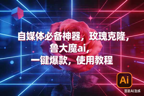 （17285期）玫瑰克隆神器，ai鲁大魔，自媒体必备工具，一键爆款神器，详细教程。-中创资源网