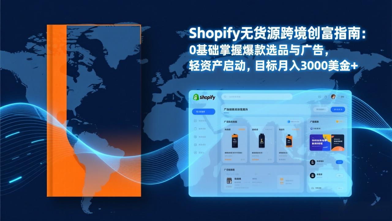 Shopify爆款打法实战：从选品到广告投放，复制爆款模型，驱动独立站月销售额破万刀-中创资源网