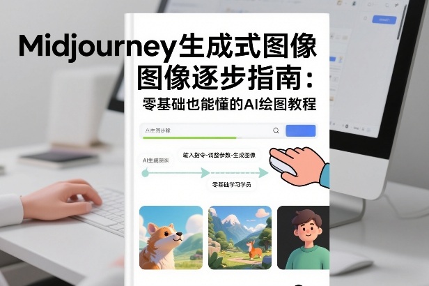 Midjourney生成式图像逐步指南：零基础也能懂的AI绘图教程-中创资源网